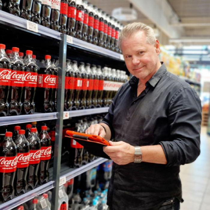 Handelsaußendienst für Coca-Cola